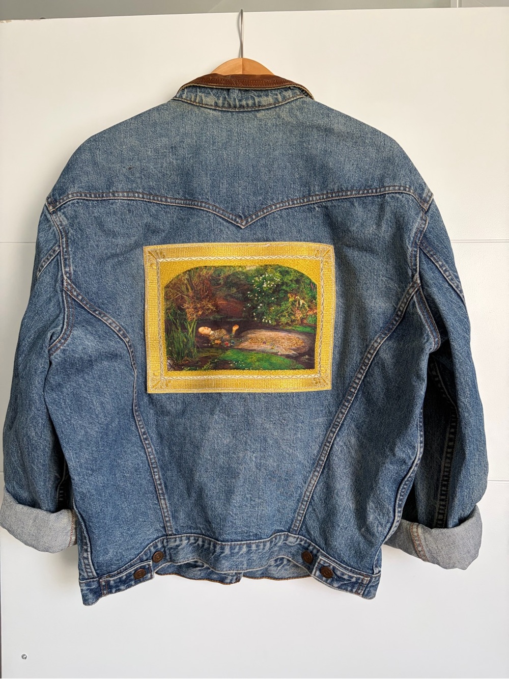 Levi’s Denim Jacket - Ophelia Painting Patch Custom